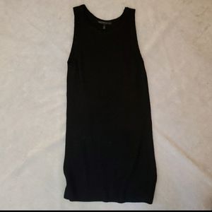 WHBM black sparkly sweater dress EUC